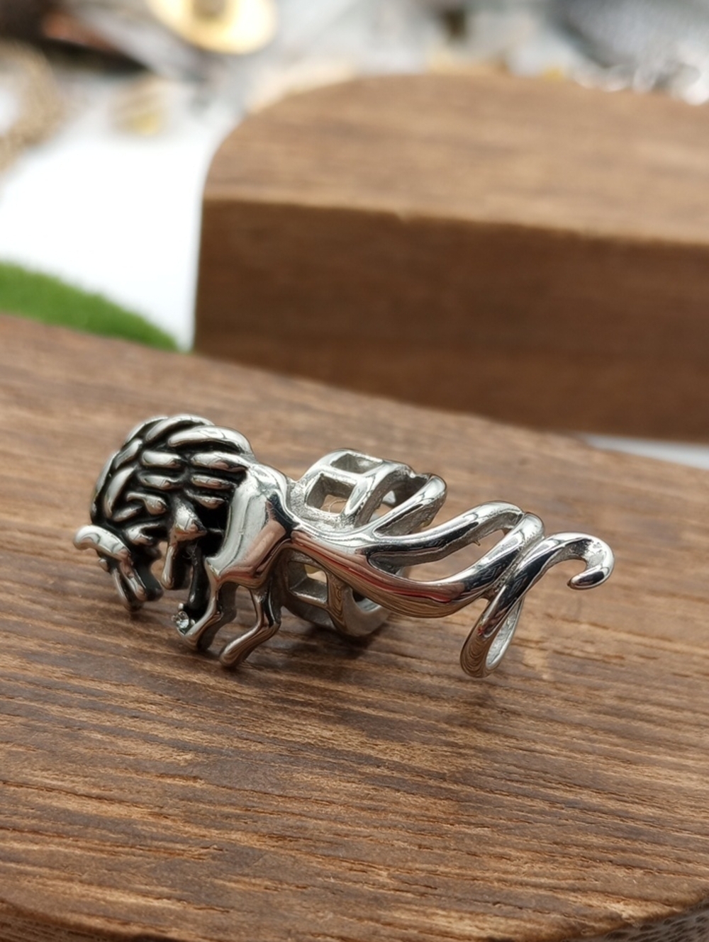 Egyptian Lion Crystal Pendant Unique P244